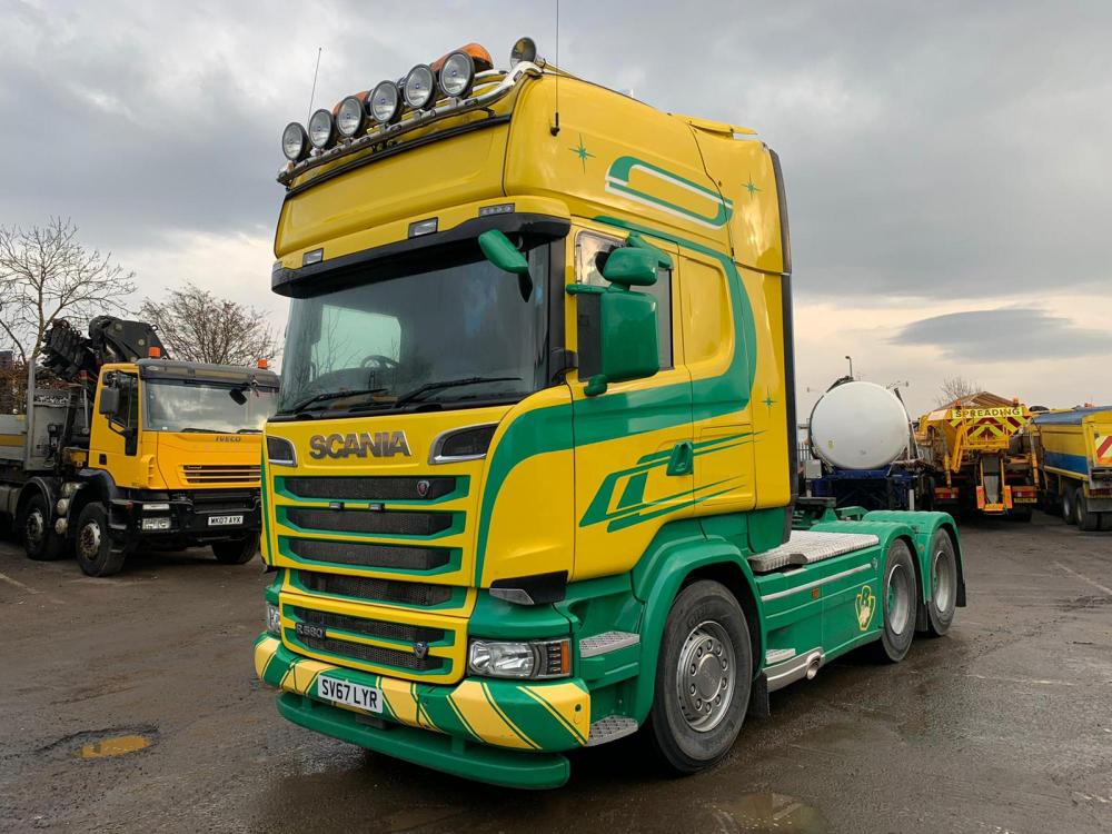 2017 67 Scania R580 V8 150t 6x4 T Unit For Sale Strathclyde | Free ...