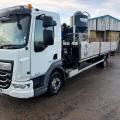 2018 (18) DAF LF180 crane lorry