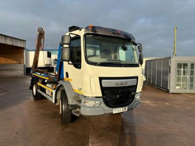 2015 (65) DAF LF 250 4x2 skip lorry