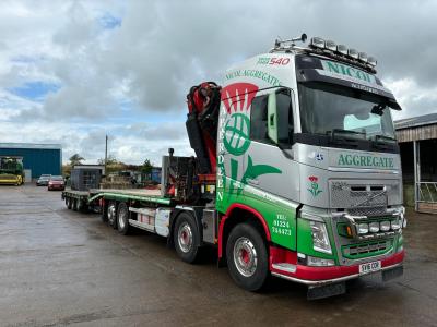 2016 (16) Volvo FH13.540 8x2 plant lorry